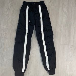 Danielle Guizio cargo pants reflective swish black